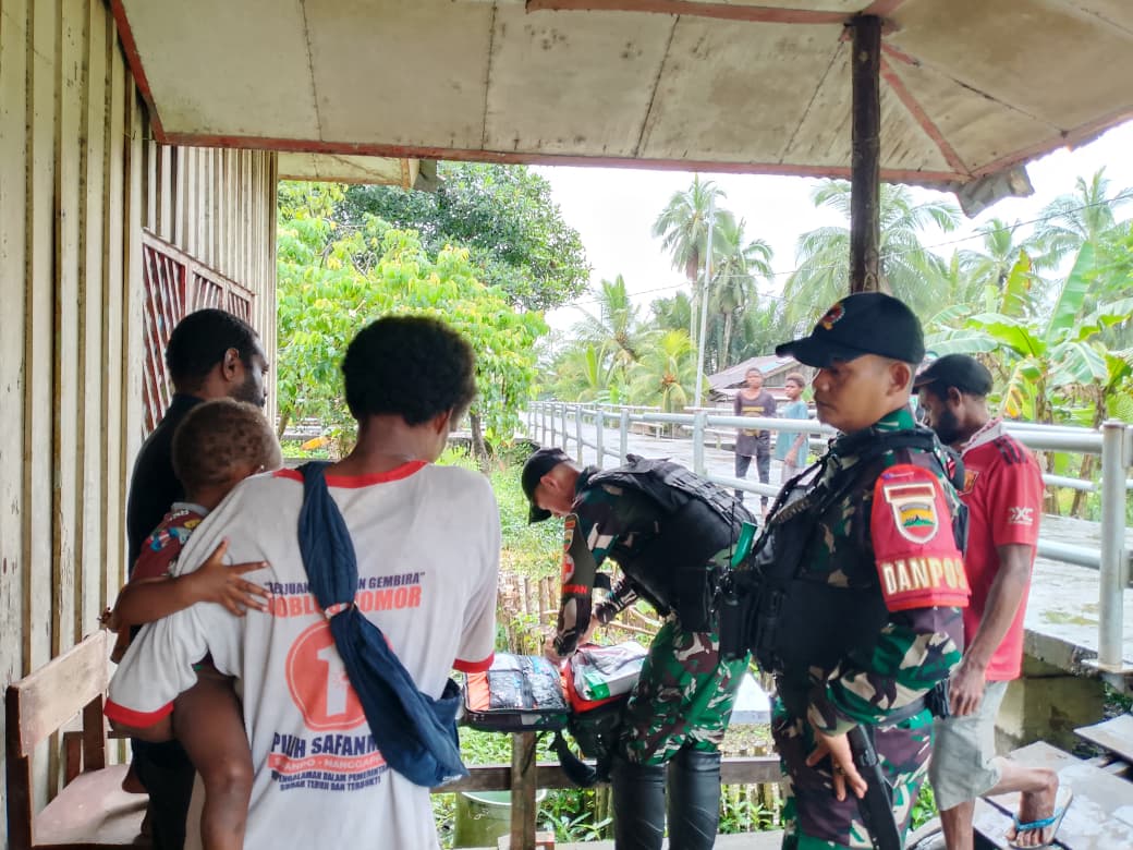 Pos Fayit dan Kepala Pusat Kesehatan Fayit Bersinergi dalam Posyandu Keliling untuk Meningkatkan Kesehatan Masyarakat