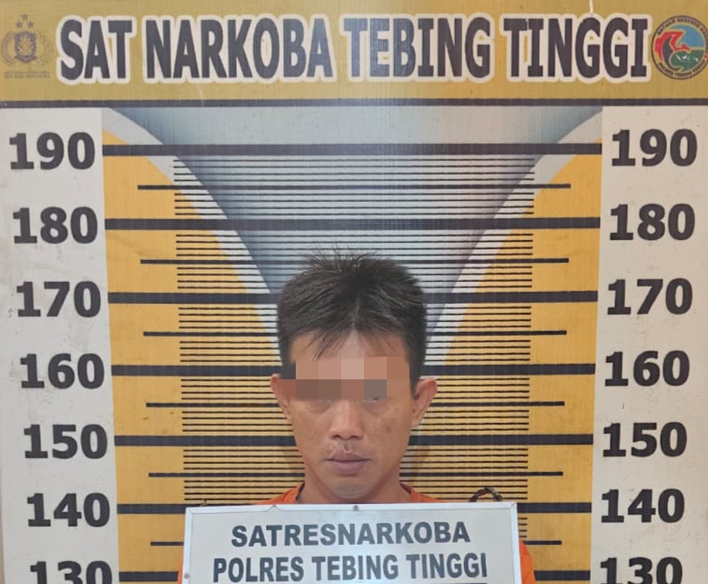 Miliki 8 Paket Sabu, Warga Bandar Utama Ditangkap Satresnarkoba Polres Tebing Tinggi
