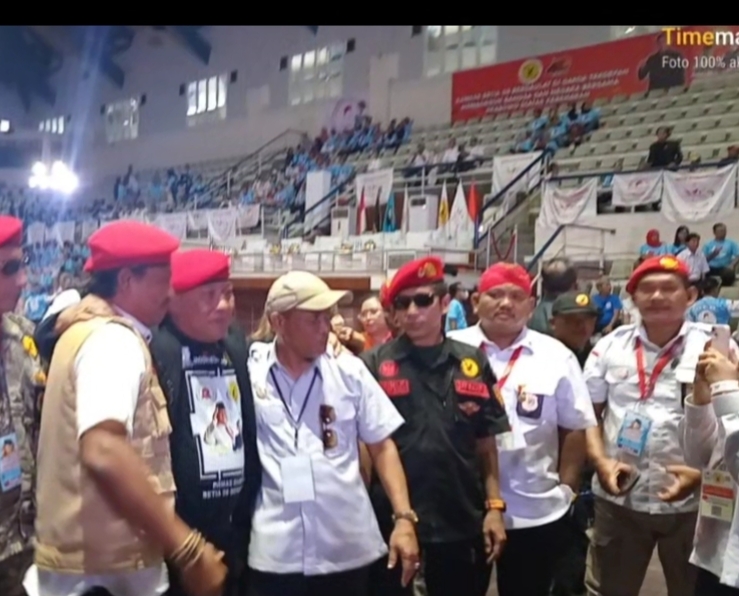 Ketua DPD Rampas 08 Berdaulat Sampang Madura Hadiri Apel Akbar Kebangsaan Bersama Presiden Prabowo Subianto di Jakarta.